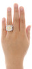 14K White Gold Natural Yellow Diamond Bridal Set 3 Piece Engagement Ring 4 Ct.