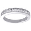14K White God Channel Set Diamond Wedding Band Ladies Engagement Ring 1/2 Ct.
