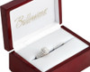 14K White Gold 5/8 ct. Solitaire Round Diamond Wedding Ring Bridal Set 2ct. t.w.