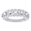 Diamond Wedding Ring Ladies 14K White Gold Round Cut Fashion Band 0.78 Tcw.