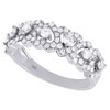 Diamond Wedding Ring Ladies 14K White Gold Round Cut Fashion Band 0.78 Tcw.