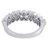 Diamond Wedding Ring Ladies 14K White Gold Round Cut Fashion Band 0.78 Tcw.