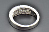 Diamond Wedding Band 14K White Gold Baguette & Princess Cut 1.26 Ct Ladies Ring