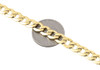 Men's Real 10K Yellow Gold Hollow Cuban Curb Link 6.50mm Bracelet 8" & 9"