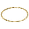 Men's Real 10K Yellow Gold Handmade Solid Miami Cuban Link 5mm Bracelet 8" & 9"