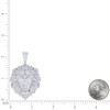 925 Sterling Silver Moissanite Leo Zodiac Charm Roaring Lion Head Pendant 4 CT