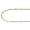 Mens Ladies 1/10th 10K Yellow Gold 3 MM Franco Box Chain Necklace 20" to 30"