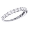 14K White Gold Round Diamond Wedding Band 3/4 Eternity Anniversary Ring 1 CT.