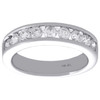 14K White God Channel Set Round Diamond Wedding Band Ladies Engagement Ring 1 Ct