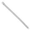 925 Sterling Silver Moissanite Custom 10mm Puff Miami Cuban Bracelet | 7" to 8"