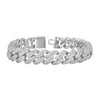 925 Sterling Silver Moissanite Custom 12mm Puff Miami Cuban Bracelet | 8" to 9"