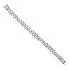 925 Sterling Silver Moissanite Custom 12mm Puff Miami Cuban Bracelet | 8" to 9"
