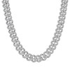 925 Sterling Silver Moissanite Custom 12mm Puffed Miami Cuban Chain | 20" to 24"