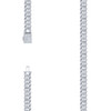 925 Sterling Silver Moissanite 8mm Custom Square Miami Cuban Chain | 20" to 22"