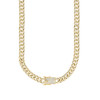 925 Yellow Gold Plated Moissanite Custom 12mm Miami Cuban Chain | 18" to 24"