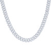 925 Sterling Silver Moissanite 10mm Custom 3 Row Miami Cuban Chain | 18" to 22"