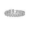 925 Sterling Silver Moissanite 13mm Custom 2 Row Miami Cuban Bracelet | 8" to 9"