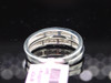 Diamond Bridal Set 10K White Gold Ladies Round Cut Engagement Ring Band .50 ct