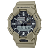 Casio G-Shock GA010-5A Beige Carbon / Resin Digital Analog GA-010 Series Watch