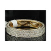 Diamond Eternity Wedding Band 14k Yellow Gold Round Cut Designer Ring 1.14 Ct.