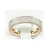Diamond Eternity Wedding Band 14k Yellow Gold Round Cut Designer Ring 1.14 Ct.