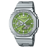 Casio G-Shock GM2100D-3A Stainless GSteel Green Digital Analog 2100 Series Watch