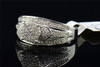 Ladies .925 Sterling Silver Round Diamond Engagement Ring Wedding Band 0.36 TCW