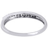 Diamond Wedding Band 10K White Gold Round Cut Ladies Anniversary Ring 0.15 Ct