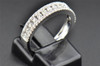 Diamond Wedding Band 14K White Gold Round Cut Ladies Anniversary Ring 0.69 Ct