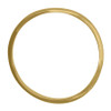 10K Yellow Gold Women's High Polished 2mm Band Wavy & Curved Geometric Ring