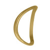10K Yellow Gold Women's High Polished 2mm Band Wavy & Curved Geometric Ring