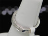 Ladies 14K White Gold Round Diamond Wedding Band Engagement Promise Ring 0.83 Ct