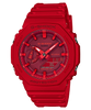 Casio G-Shock GA2100-4A Unisex Red Resin Digital Analog GA-2100 Series Watch