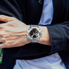 Casio G-Shock GM110-1A Mens Stainless G-Steel Digital Analog GM-110 Series Watch