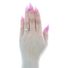 10K Yellow Gold Baguette Diamond Teardrop Octagon Rectangle Promise Ring 1/5 CT