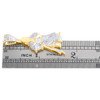 10K Yellow Gold Real Diamond Men's God of Wealth Charm Guan Gong Pendant 1/2 CT