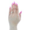 10K Yellow Gold Baguette Diamond 2 Row Bypass Circle Halo Promise Ring 1/5 CT