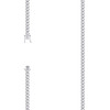 925 Sterling Silver Rhodium Plated 4mm Hollow Miami Cuban Chain | 16" to 26"