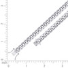 925 Sterling Silver Rhodium Plated 6.5mm Hollow Miami Cuban Chain | 18" to 26"