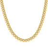 925 Sterling Silver Yellow Gold Plated 9mm Hollow Miami Cuban Chain | 18" to 26"