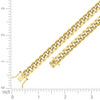 925 Sterling Silver Yellow Gold Plated 9mm Hollow Miami Cuban Chain | 18" to 26"