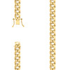 Sterling Silver Yellow Gold Plated 11mm Hollow Miami Cuban Chain | 20" to 24"