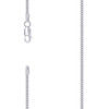 925 Sterling Silver Rhodium Plated 2mm Solid Miami Cuban Chain | 14" to 24"