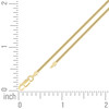 925 Sterling Silver Yellow Gold Plated 2mm Solid Miami Cuban Chain | 16" to 24"