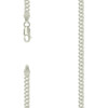 925 Sterling Silver Polished Plain 3.5mm Solid Miami Cuban Chain | 16" to 24"