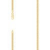 925 Sterling Silver Yellow Gold Plated 4mm Solid Miami Cuban Chain | 16" to 24"