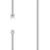 925 Sterling Silver Rhodium Plated 5mm Solid Miami Cuban Chain | 16" to 24"