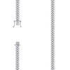 925 Sterling Silver Rhodium Plated 6.5mm Solid Miami Cuban Chain | 18" to 26"