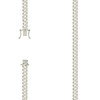 925 Sterling Silver Box Clasp Plain 6.3mm Solid Miami Cuban Chain | 16" to 26"