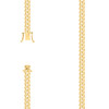 Sterling Silver Yellow Gold Plated 6.5mm Solid Miami Cuban Chain | 16" to 24"